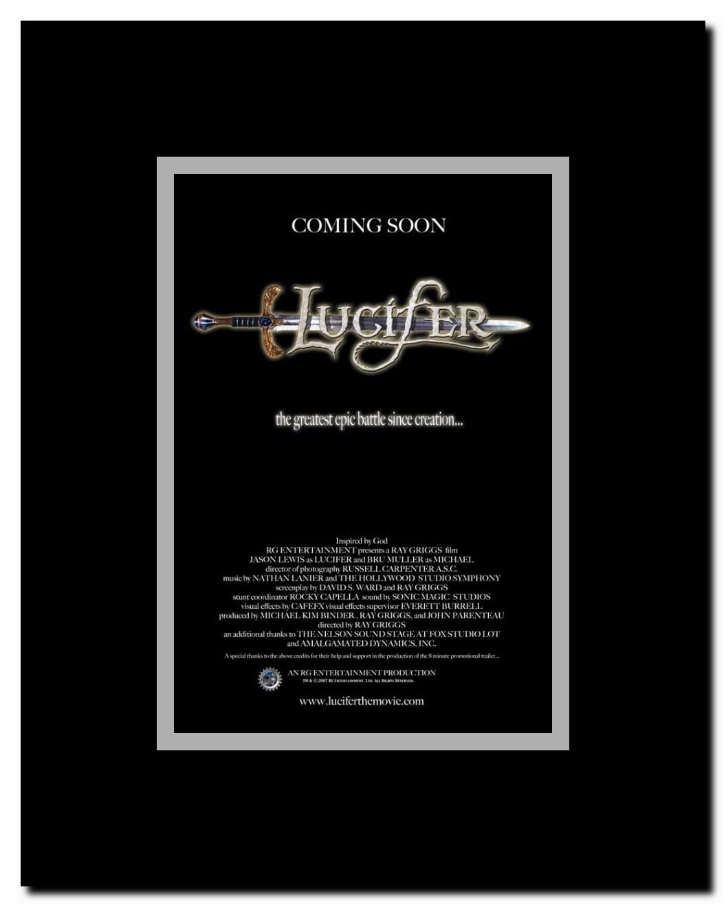 Lucifer Framed Movie Poster