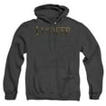 thumbnail image 1 of Lucifer Logo Unisex Adult Pull-Over Heather Hoodie,Black, 3X-Large, 1 of 3