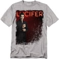 thumbnail image 1 of Lucifer T-Shirt Lucifer Neon Lights Unisex Graphic Tee for Men & Women, 1 of 7