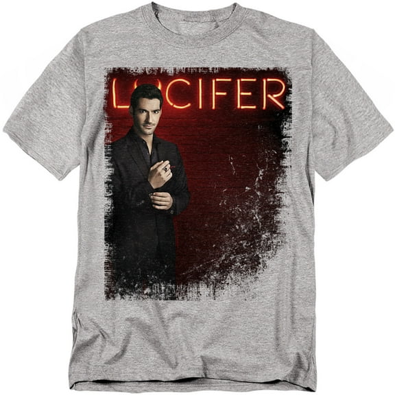 Lucifer T-Shirt Lucifer Neon Lights Unisex Graphic Tee for Men & Women