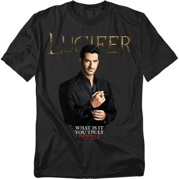 Lucifer T-Shirt Lucifer What Do You Desire? Unisex Graphic Tee for Men & Women