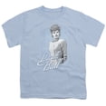 thumbnail image 1 of Lucille Ball Blue Lace S/S Youth 18/1 T-Shirt Light Blue, 1 of 1