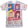 thumbnail image 1 of Lucille Ball I Love Lucy Comedian Lucy Personalities Adult Front Print T-Shirt, 1 of 2
