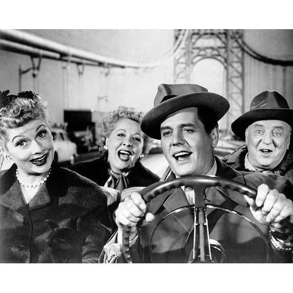Lucille Ball Television Sitcom I Love Lucy - 20x30 Inch Glossy Laminated Poster - Stunning Detail and Bold Colors
