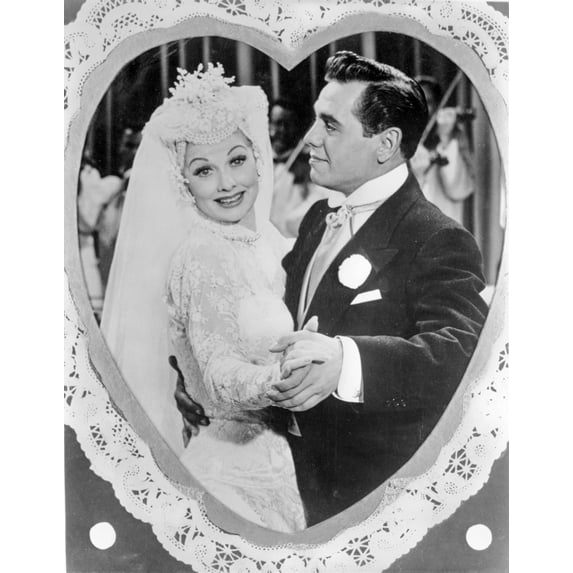 Lucille Ball and Desi Arnaz wedding portrait Photo Print (8 x 10)