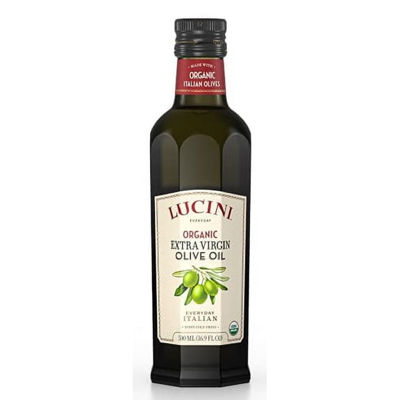 Lucini Italia Organic Extra Virgin Olive Oil 16.9 fl oz Pack of 4