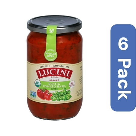 Lucini Tomato Basil Pasta Sauce 24 oz (Pack Of 6)