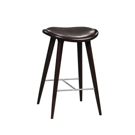 Lucio Oval Stool, Cappuccino & Brown