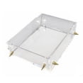 thumbnail image 1 of Lucite Large Gold Stud Tray, 1 of 2