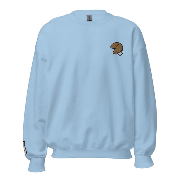 Luck Cookie Embroidered Crewneck