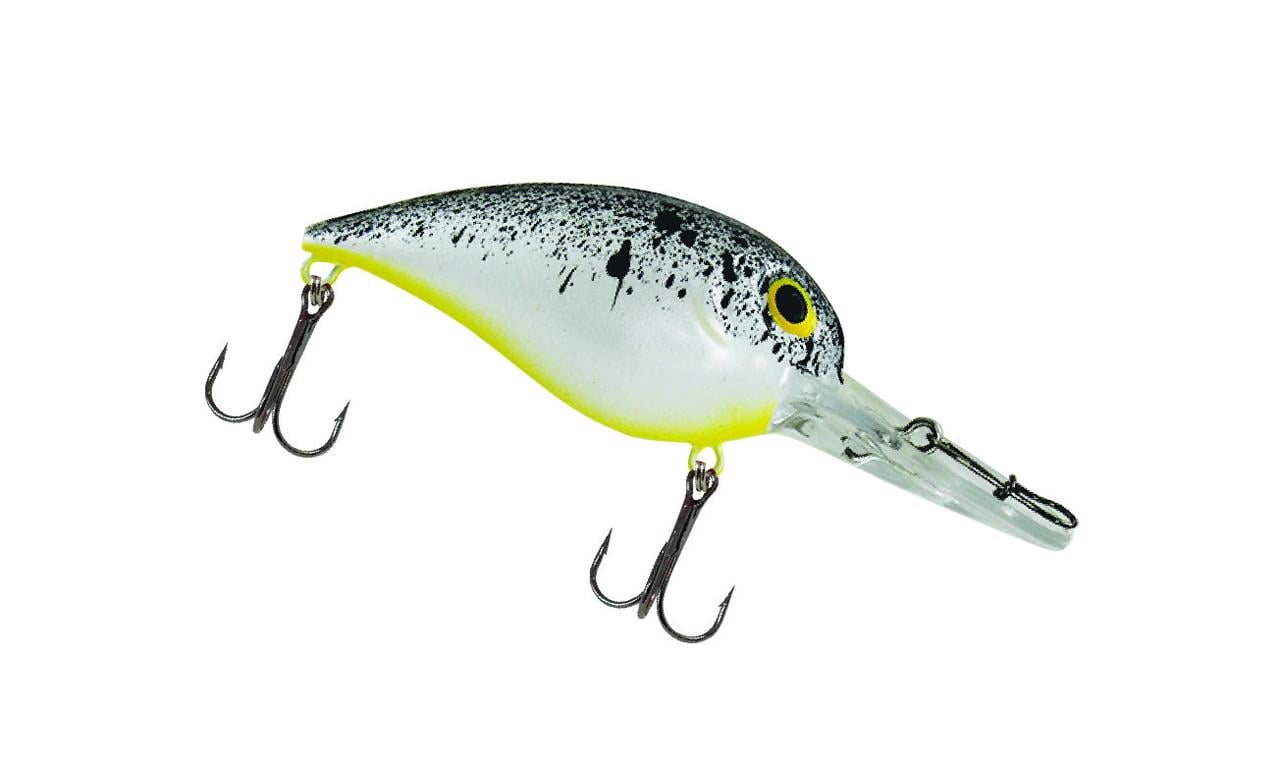 Luck-E-Strike 3 Inch Plastic Egg Shell Splatter Crankbaits Fishing Lures for White Bass