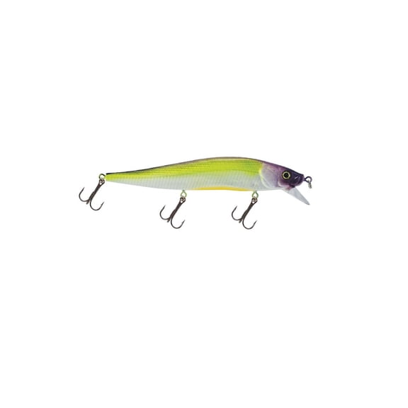 Fish Luck E #46 Fishing Lure, Purple/Green Apple