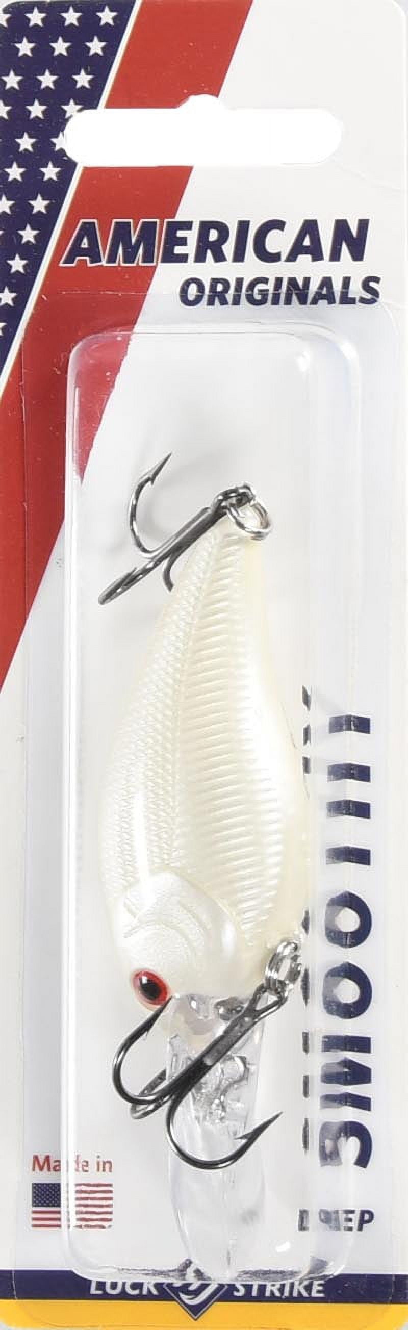 Luck-E-Strike American Original 2" G5 Deep Smoothy Crankbait, Pearl White with Red Eye, 3/8 Oz., AOS2-143-1 - Walmart.com Luck-E-Strike American Original 2" G5 Deep Smoothy Crankbait, Pearl White with Red Eye, 3/8 Oz., AOS2-143-1 - Walmart.com