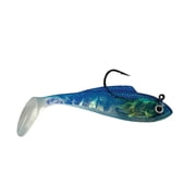 Luck E Strike 3" Plastic, Lead Mirror Image Shad Fishing Lures for Bass, 2 Pack