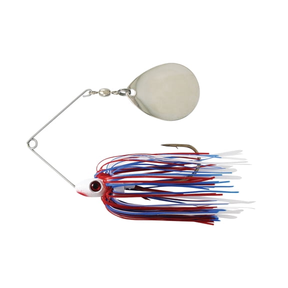 Luck E Strike Red Man Spinnerbait, 3/8 oz, Red/White/Blue