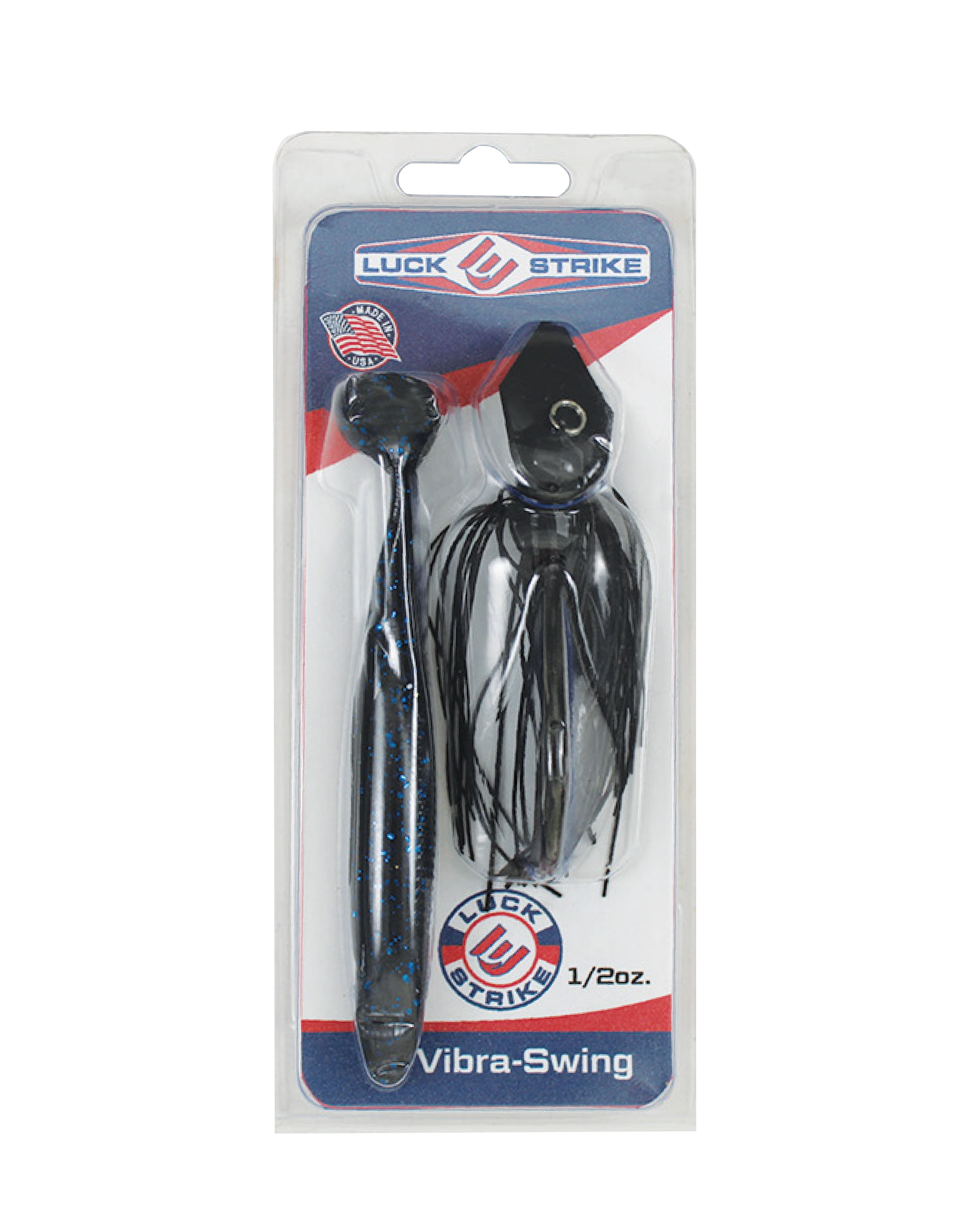 Luck E Strike Vibra Swing 1/2 oz Fishing Lure, Black