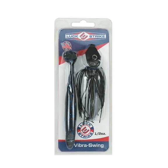 Luck E Strike Vibra Swing 1/2 oz Fishing Lure, Black