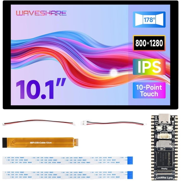 Luck-Fox Lyra B LCD Kit A(with Luck-Fox Lyra B & LCD Kit A), Luck-Fox Lyra RK3506G2 Linux Micro Development Board, Integrates Tripe-Core ARM Cortex-A7 and ARM Cortex-M0 Processors