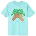 thumbnail image 1 of Luck Movie Sisterhood Crew Neck Short Sleeve Celadon Women's T-shirt-3XL, 1 of 3