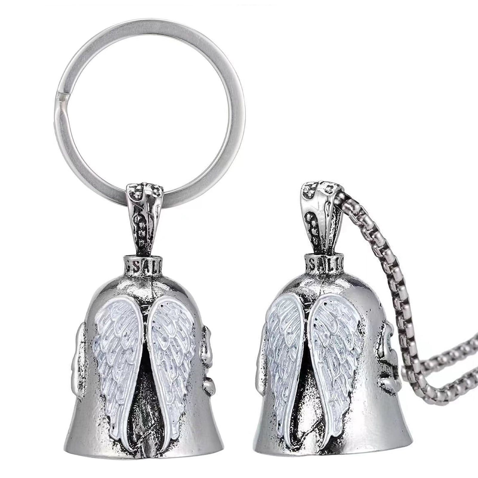 Luck Riding Bell Motorcycle Guardian Angel Wings Lucky Exorcist Bell ...