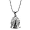 thumbnail image 1 of Luck Riding Bell Motorcycle Guardian Angel Wings Lucky Exorcist Bell Keychain Good Luck Talisman Keyring, 1 of 7