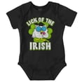 thumbnail image 1 of Luck of the Irish Clover Tootsie Owl Romper Boys or Girls Infant Baby Brisco Brands 12M, 1 of 7