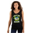 thumbnail image 1 of Luck of the Irish Clover Tootsie Owl Tank Top T Shirts Men Women Brisco Brands S, 1 of 5