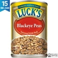 thumbnail image 1 of Luck's Blackeye Peas Seasoned with Pork 15 oz Can, 1 of 7