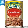 Luck's Pinto Beans Seasoned with Pork 15 oz Can