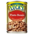thumbnail image 1 of Luck's Pinto Beans Seasoned with Pork 15oz Can, 1 of 9