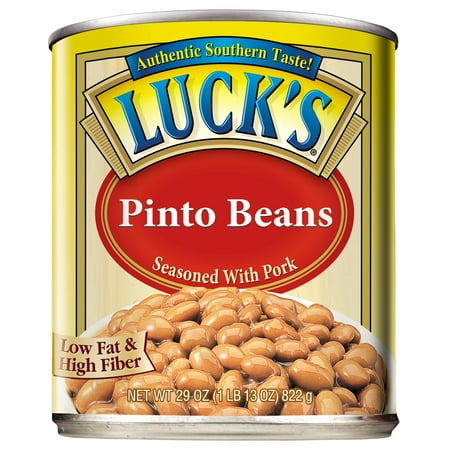 Luck's Pinto Beans Seasoned with Pork 29oz Can