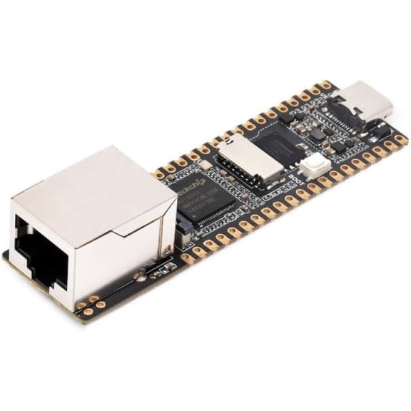 LuckFox Pico Plus RV1103 Linux Micro Development Board ARM Cortex A7 RISC V MCU NPU ISP Processor with Ethernet for IoT DIY Electronics SKU-25413