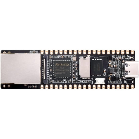 LuckFox Pico Plus RV1103 Linux Micro Development Board, Integrates ARM Cortex-A7/RISC-V MCU/NPU/ISP Processors, with Ethernet Port