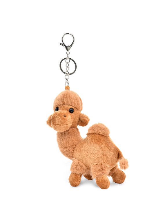 Plush Camel Keychain, Adult Bag Charm for Women, 3 Colors