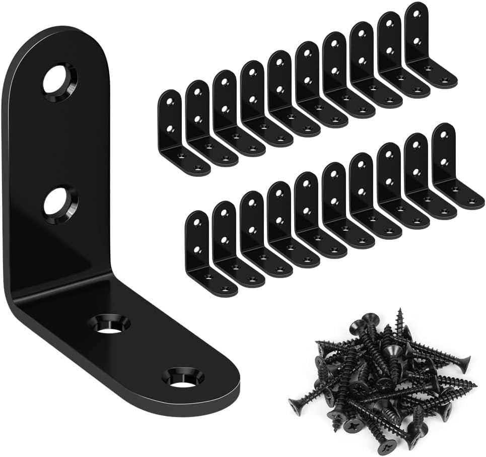 LuckIn 8-Pack Stainless Steel Standoff Screws - 3/4 Inch Diameter & Length For Mounting Signs