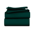 thumbnail image 1 of LuckShree Full Size 4-PC Sheet Set - 1000-TC Giza Cotton 28" Extra Deep Pockets - Teal Blue Color, 1 of 7