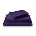 thumbnail image 1 of LuckShree RV King Size 4-PC Sheet Set - 800-TC Giza Cotton 28" Extra Deep Pockets - Plum Color, 1 of 1