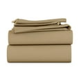 thumbnail image 1 of LuckShree Split California King Size 5-PC Sheet Set - 1000-TC Giza Cotton 28" Extra Deep Pockets - Taupe Color, 1 of 7