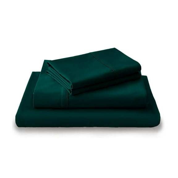 LuckShree Split Head King Size 4-PC Sheet Set 34" Split Top - 800-TC Giza Cotton 18" Extra Deep Pockets - Teal Blue Color