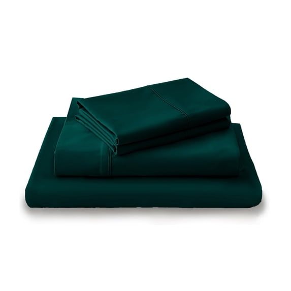 LuckShree Split Head King Size 4-PC Sheet Set 34" Split Top - 800-TC Giza Cotton 28" Extra Deep Pockets - Teal Blue Color