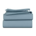 thumbnail image 1 of LuckShree Twin Size 4-PC Sheet Set - 1000-TC Giza Cotton 18" Extra Deep Pockets - Light Blue Color, 1 of 7