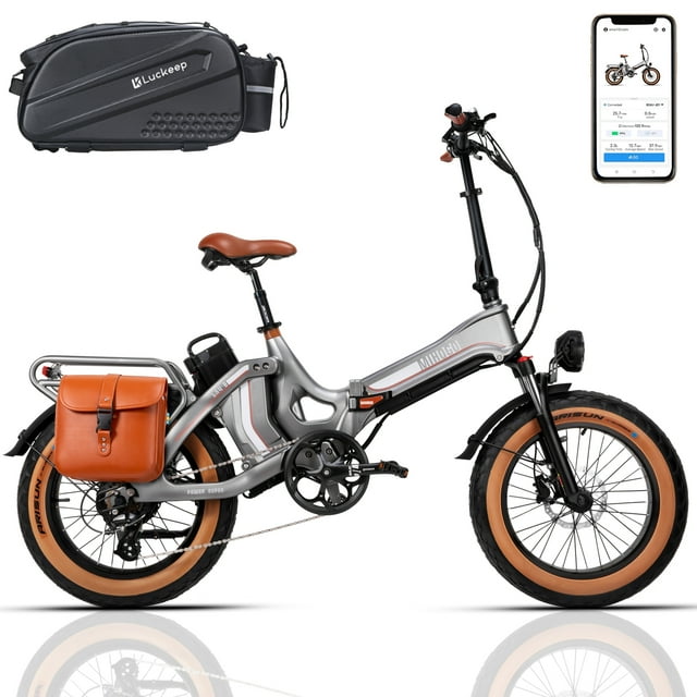 Luckeep Electric Bike for Adults 1400W Peark Motor, 48V 29AH Removable