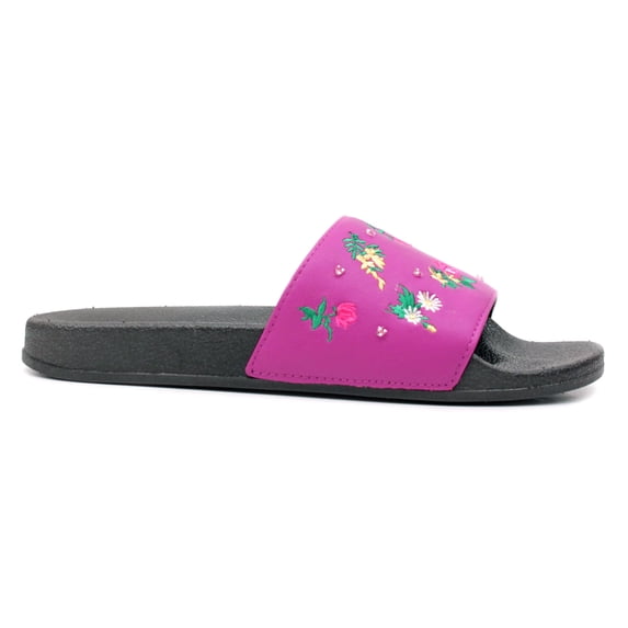 Luckers Women's Tropical Slide Sandals, Purple Dawn, Size 8
