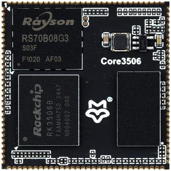 Luckfox Core3506 Core Board Based On Rockchip RK3506B Chip, Onboard 512MB DDRL3, Integrates Triple-core ARM Cortex-A7 and ARM Cortex-M0 Processors, with 8GB eMMC