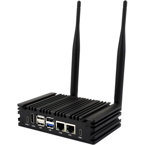 Luckfox Core3576 Edge Computing Development Board, Rockchip RK3576 Octa-Core 2.2GHz Processor, Features A Big.Little Architecture, 8GB RAM, 64GB eMMC Flash, Case Included