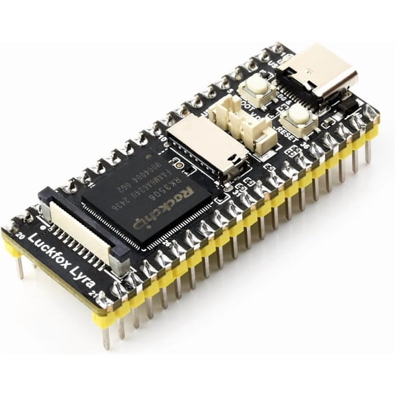 Luckfox Lyra RK3506G2 Linux Micro Development Board, Integrates Tripe-core ARM Cortex-A7 and ARM Cortex-M0 Processors, with Header