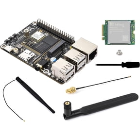 Luckfox Pico Pi Linux Micro Dev Board, Core1106, 8GB eMMC, Intelligent Encoding Support, Built-in ISP3.2, Up to 5MP Image Processing, with 4G Module and Wireless, RV1106G2