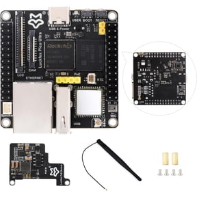 Luckfox Pico Ultra RV1106 Linux Micro Development Board, Integrates ARM Cortex-A7/RISC-V MCU/NPU/ISP Processors, with 8GB EMMC, with PoE Module and Onboard WiFi
