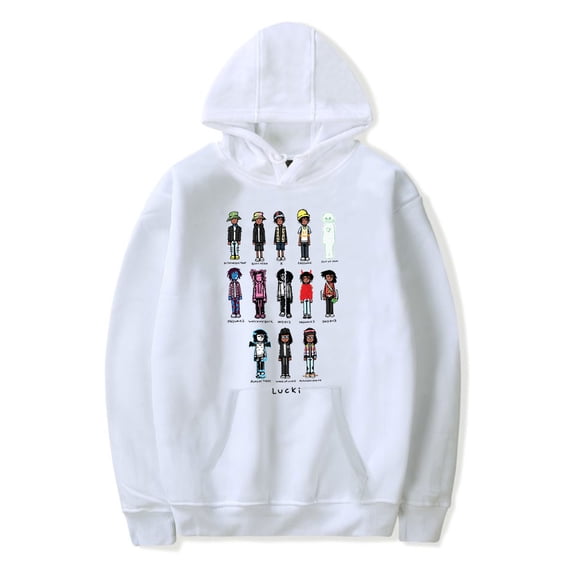 Lucki Evolution Hoodie Merch Popular Graphics Print Unisex Trendy Casual Streetwear Sweatshirt