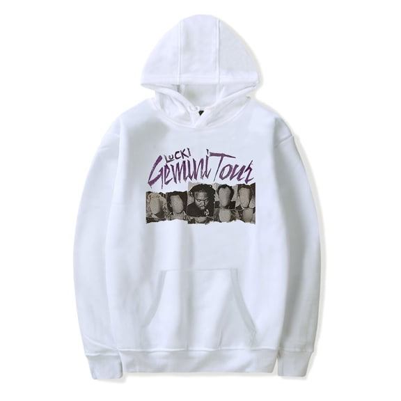 Lucki Gemini Tour Merch 2024 Hoodies Women Men Long Sleeve Casual Sweatshirt Clothes